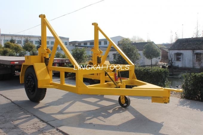 80KN Hydraulic Underground Cable Installation Equipment Wire Reel Trailer