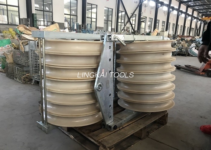 Large Diameter Transmission Stringing Blocks Cable Pulling Conductor Stringing Blocks