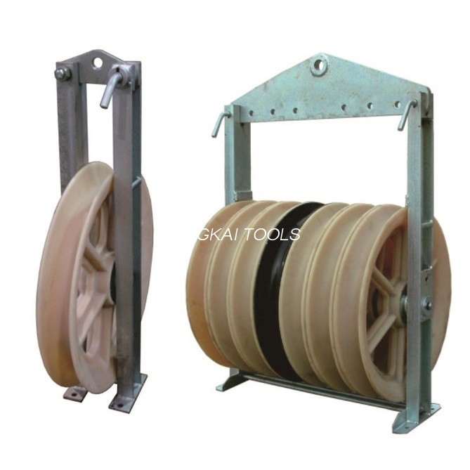 Construction 60KN 660mm Stringing Triple Pulley Block