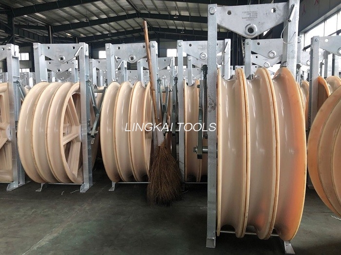 916 Mm Large Diameter Wheels Sheaves Bundled Wire Conductor Pulley Stringing Block 916 Mm Large Diameter Wheels Sheaves Bundled Wire Conductor Pulley Stringing Block